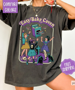 Easy Bake Coven Shirt Comfort Colors, 90s Horror Fan Shirt, Oversized Graphic Tshirt, Vintage Tshirts, Halloween Tshirt halloween shirt